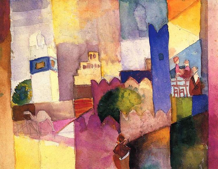 August Macke Kairouan (III) oil painting image